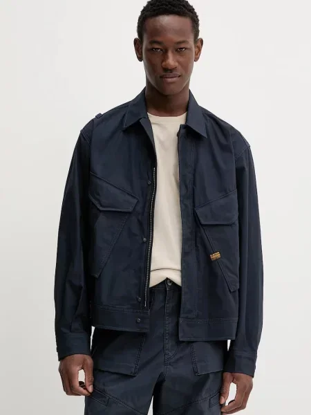 Bunda G-Star tmavomodrá přechodná