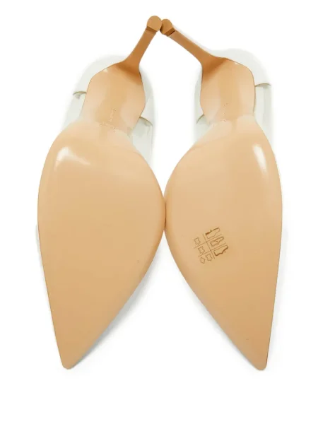 Pantofi cu toc Gianvito Rossi din piele alb