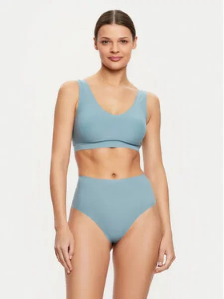 Chantelle Brazilské kalhotky s vysokým pasem Soft Stretch šedá
