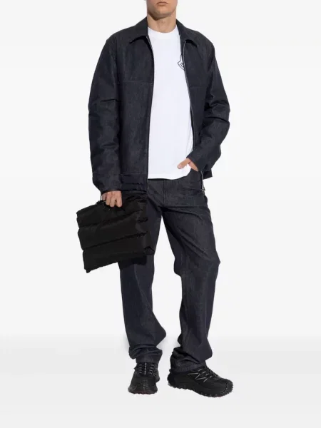 Geacă bomber Moncler albastru