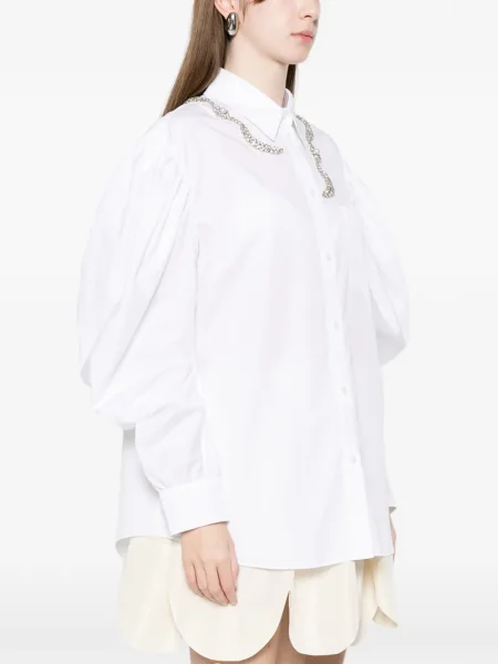 Cămașă Simone Rocha drapată alb
