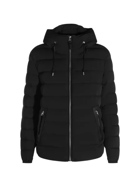 Geacă cu puf Mackage cu glugă negru