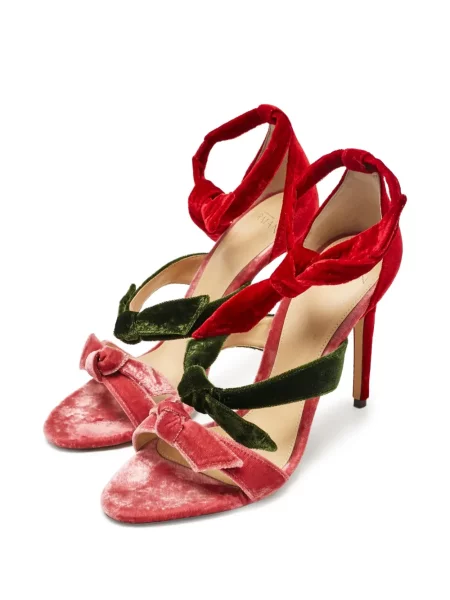 Sandalai Alexandre Birman velvetinės raudona