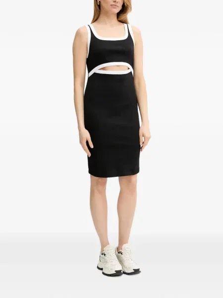 Rochie mini Liu Jo fără mâneci negru