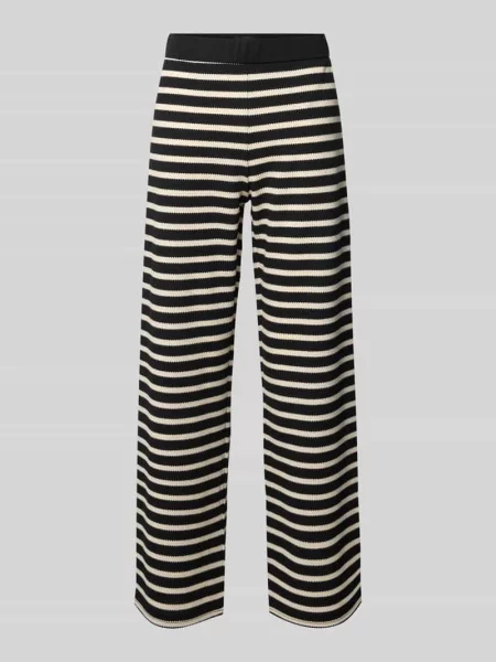 Spodnie we wzór na całej powierzchni model Filiz' Stehmann czarne