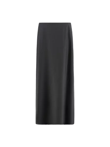 Spódnica midi Alberta Ferretti wełniana do kolan szara