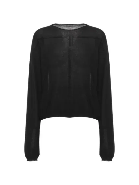 Lung pulover Rick Owens din cașmir negru