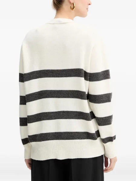 Pulover Ermanno Scervino cu dungi alb