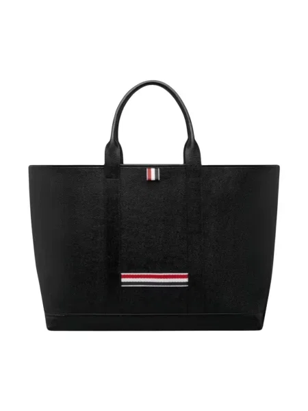 Torebka Thom Browne skórzana czarna