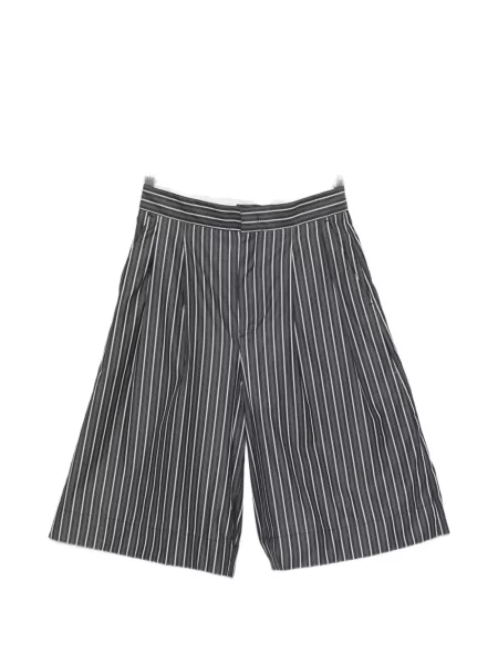 Prugaste culotte hlače Soeur siva