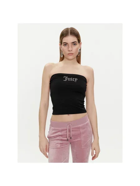 Juicy Couture Top Babey Slim Fit črna