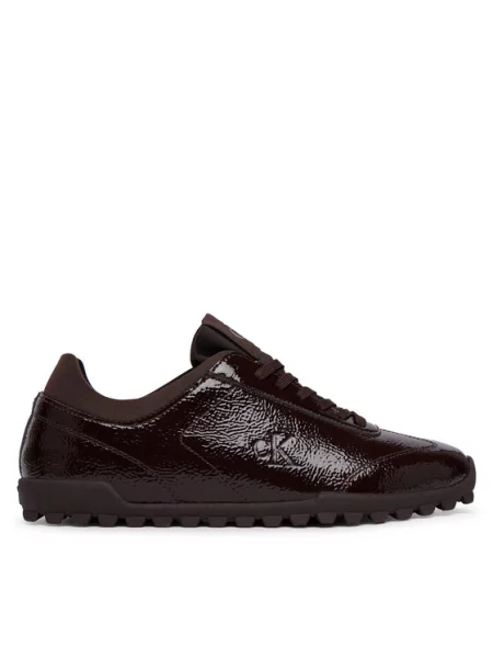 Calvin Klein Sneakers Low Profile Run Mg Pol Mix Mat Vișiniu