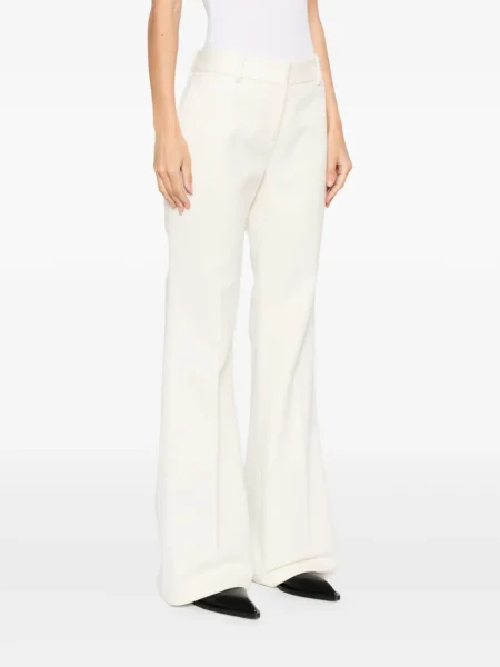 Pantaloni Ermanno Scervino de lână alb