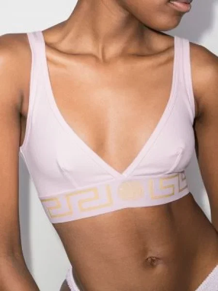 Bralette tipo liemenėlė Versace rožinė