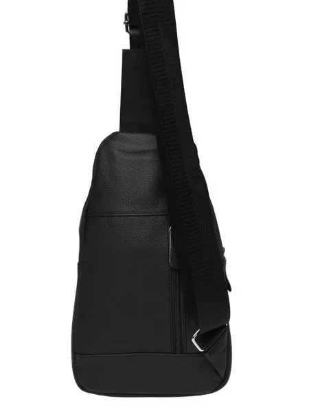 Кожаный рюкзак Borsa Leather черный