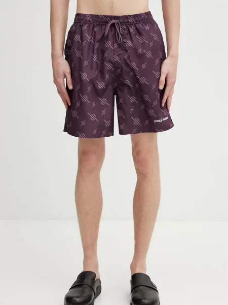 Daily Paper irregular monogram kratke hlače za plivanje za muškarce ljubičasta