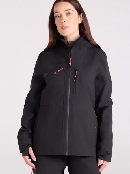 Kurtka narciarska Cortina Extreme wodoodporna dla kobiet Black czarna