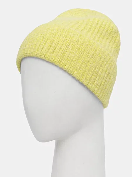 Шерстяная шапка Peak Performance фиолетовая