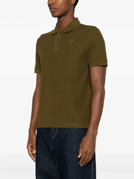 Tricou polo Sergio Tacchini cu broderie verde