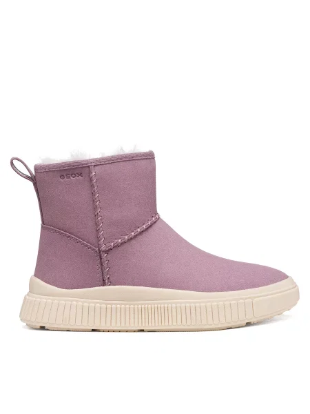 Čižmy Geox J Laquinny Girl S ružová