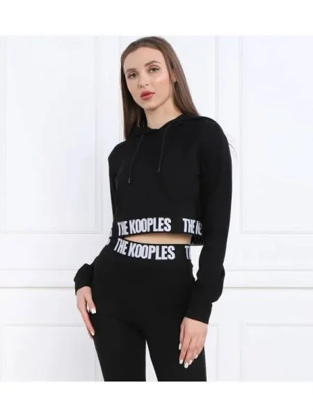 The Kooples Hanorac | Cropped Fit negru
