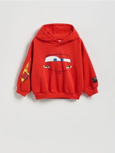 Reserved Bluză de trening cu automobil roșu