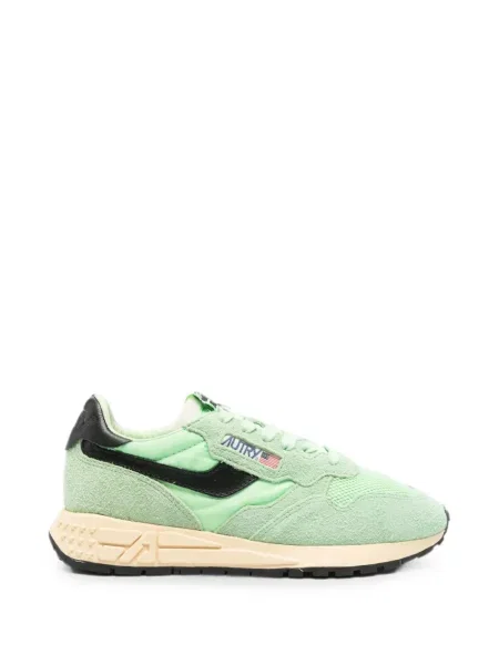 Sneakerși Autry cu șireturi din dantelă verde