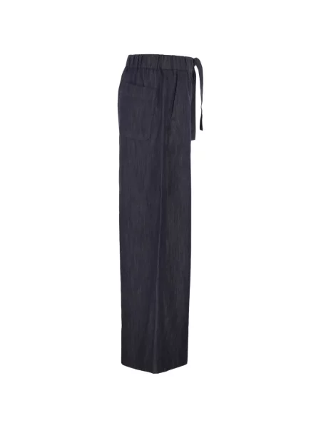 Blugi cu picior larg 's Max Mara cu cordon albastru