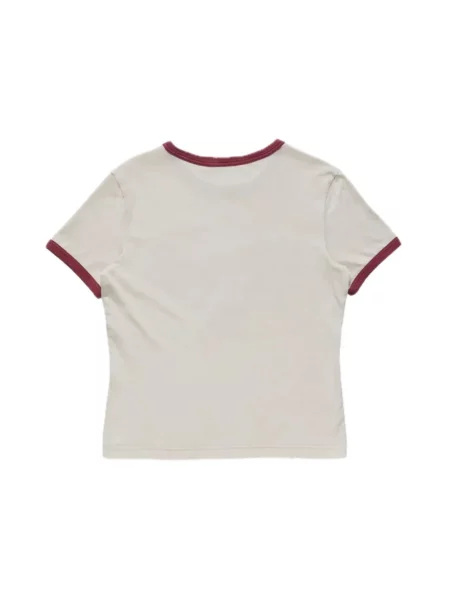 Koszulka Acne Studios z nadrukiem biała