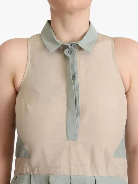 Rochie mini 'comeforbreakfast' în linie A albastru