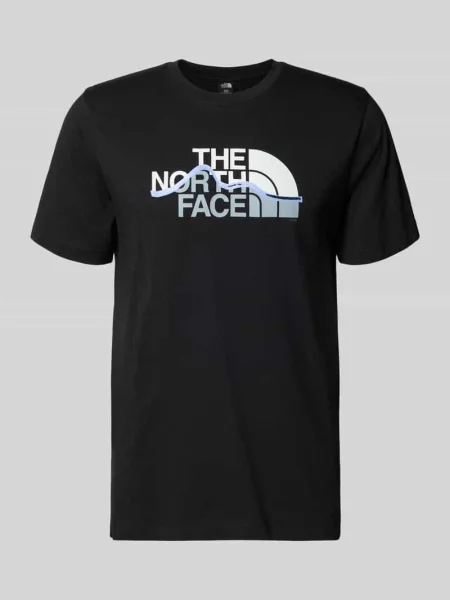 The North Face t-shirt MOUNTAIN czarna