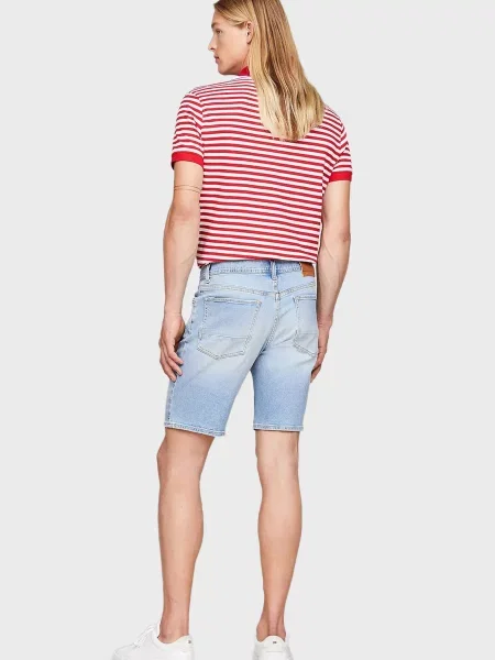 Короткие джинсовые шорты Tommy Hilfiger голубые