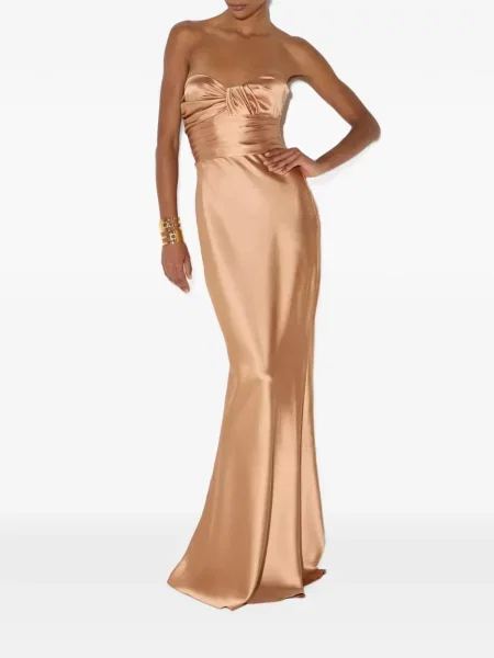 Rochie Elisabetta Franchi din satin roșu