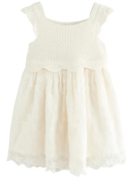 Next Rochie lână alb