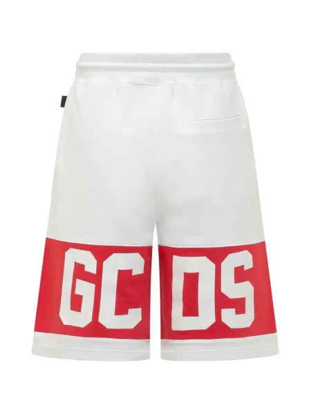 Pantaloni scurți Gcds cu autograf alb