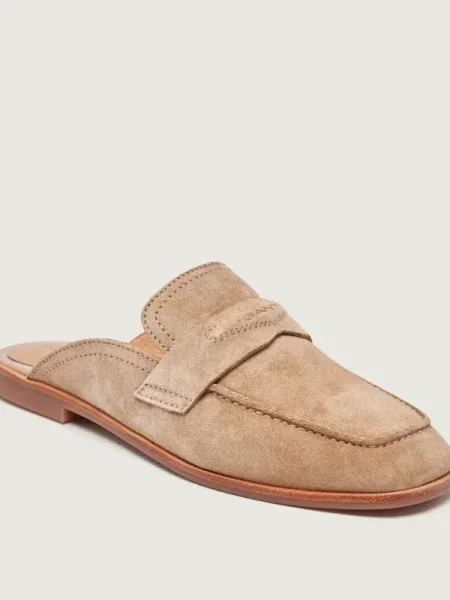 Gant Mules încălțăminte Gimble | piele întoarsă bej