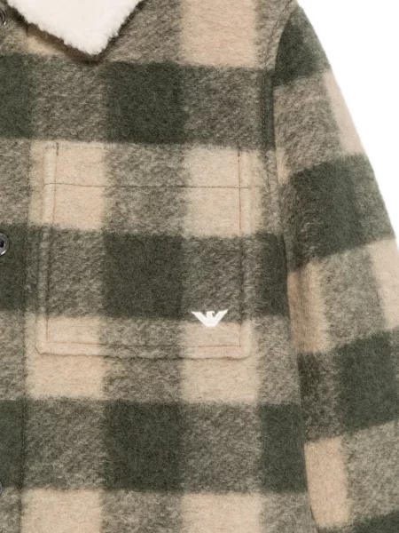 Kurtka dziecięca Emporio Armani zielona