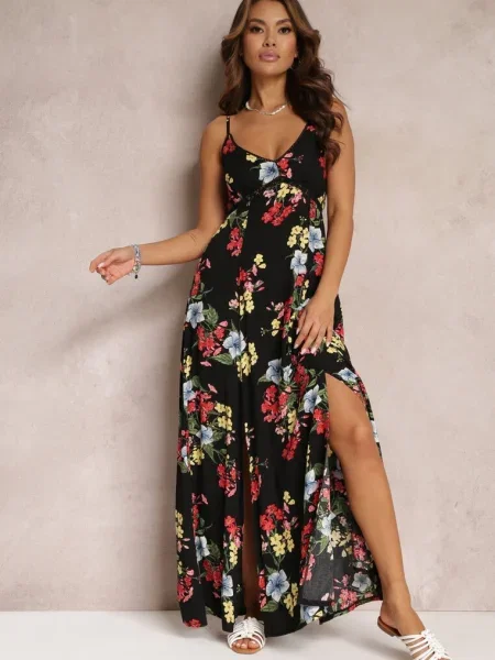 Rochie din Catifea Reiată neagră