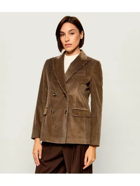 Weekend MaxMara Sacou Wkdkatanga | catifea reiată maro