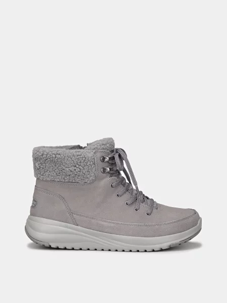 Кожаные ботинки Skechers черные