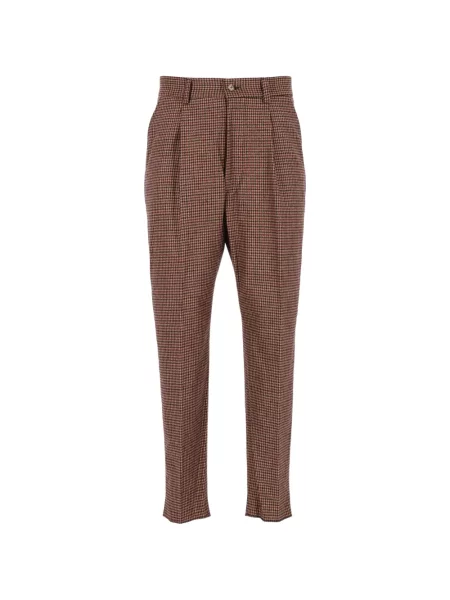 Pantaloni Eleventy cu model pepito maro