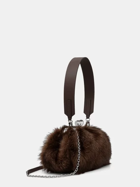 Weekend Max Mara torebka AORTENSIA brązowy