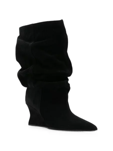 Botine Balmain cu pană negru