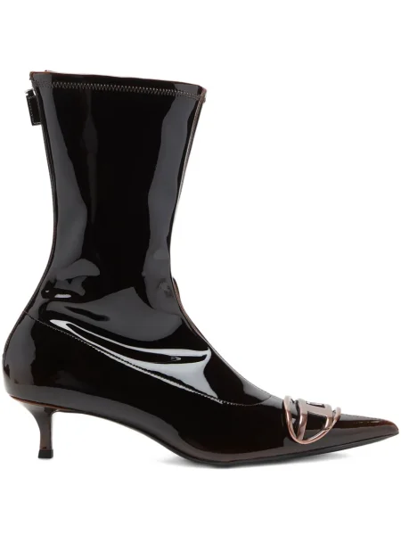 Botine Diesel din piele negru