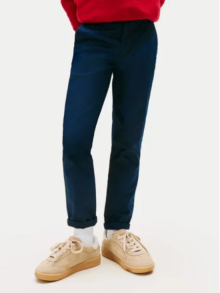 Chino kalhoty Tommy Hilfiger modré
