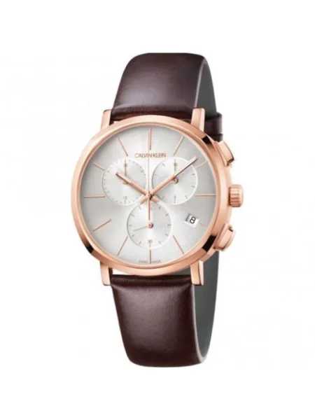 Zegarek Calvin Klein elegancki brązowy