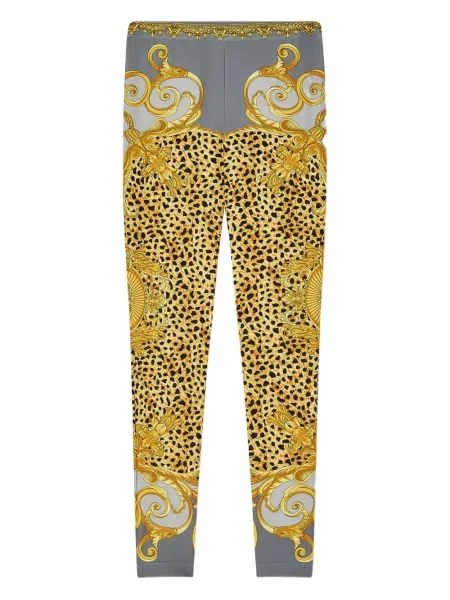 Клинове Versace с принт жълто