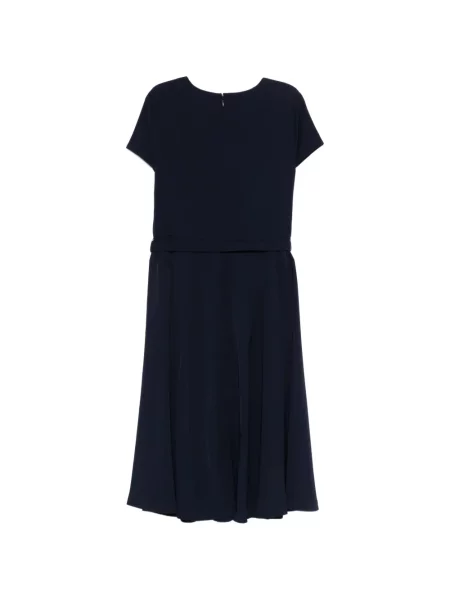 Midi suknelė Lauren Ralph Lauren a eilutė mėlyna