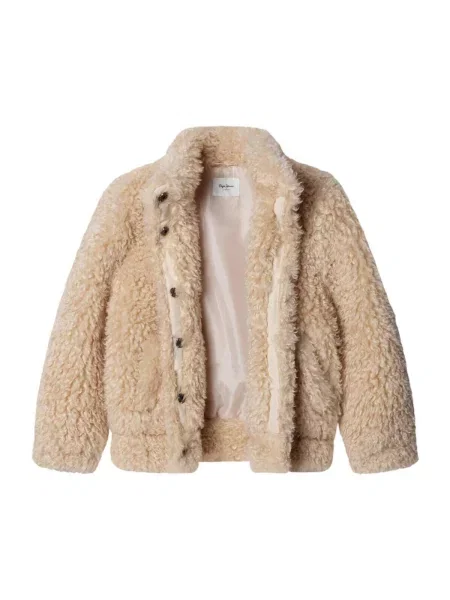 Geacă de blugi copii Pepe Jeans bej