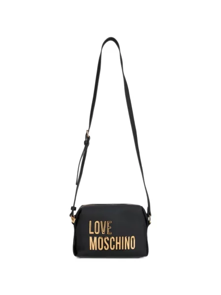 Top Love Moschino cu autograf negru